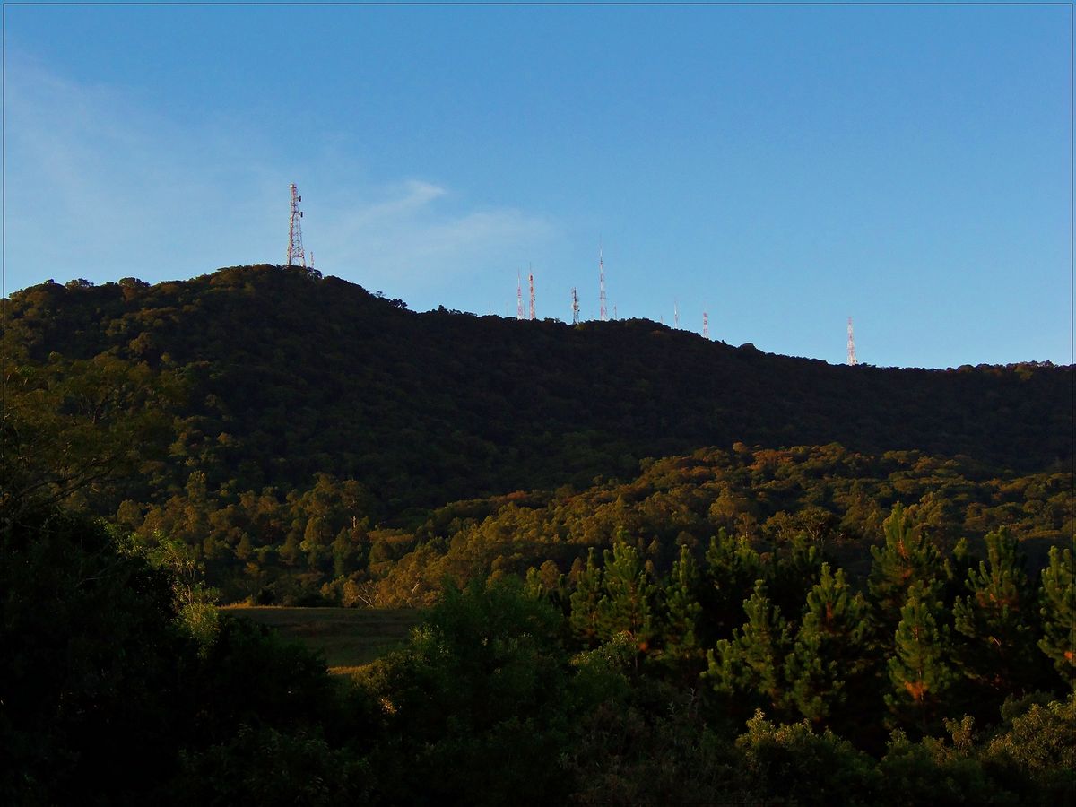 Morro das Antenas, em Santa Maria