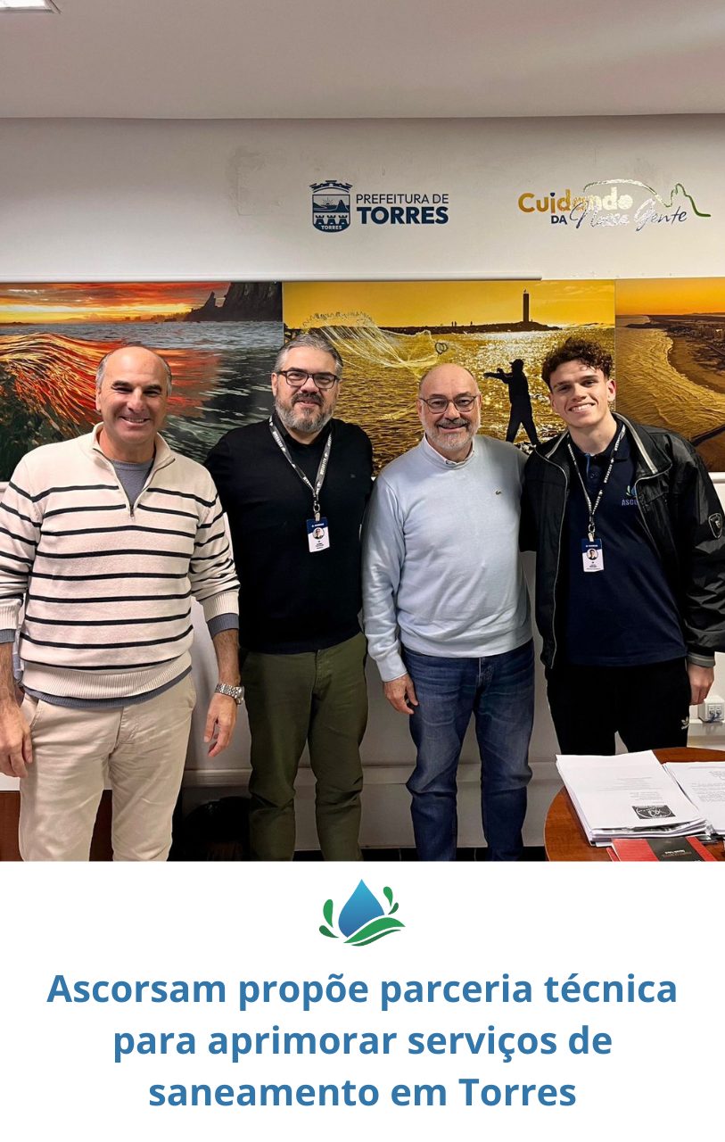 Ascorsam propõe parceria técnica para aprimorar serviços de saneamento em Torres