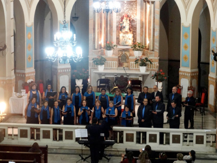 Coral da Associação Sabesp marca presença nas comemorações dos 100 anos da Igreja N.S. do Monte Serrate