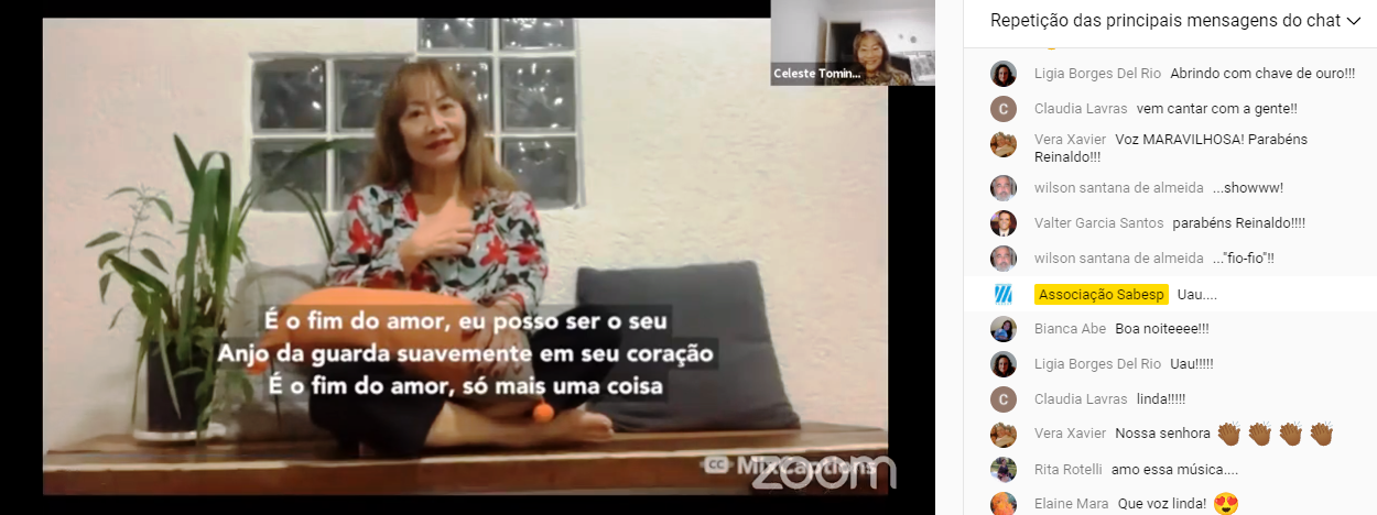 II Karaokê on line da Associação Sabesp superou as expectativas