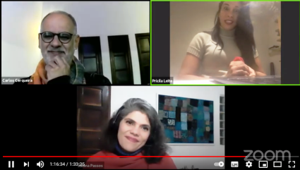 Interatividade total em nossa Live Musical, com Juliana Passos