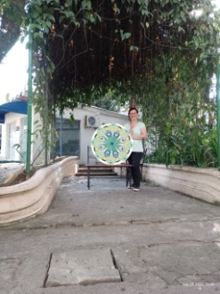 Nossos coralistas em workshop de Mandalas