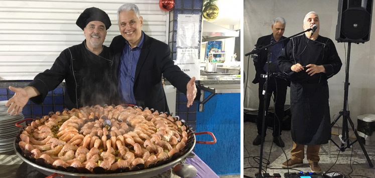 A "II Noite da Paella da Associação Sabesp" foi um sucesso