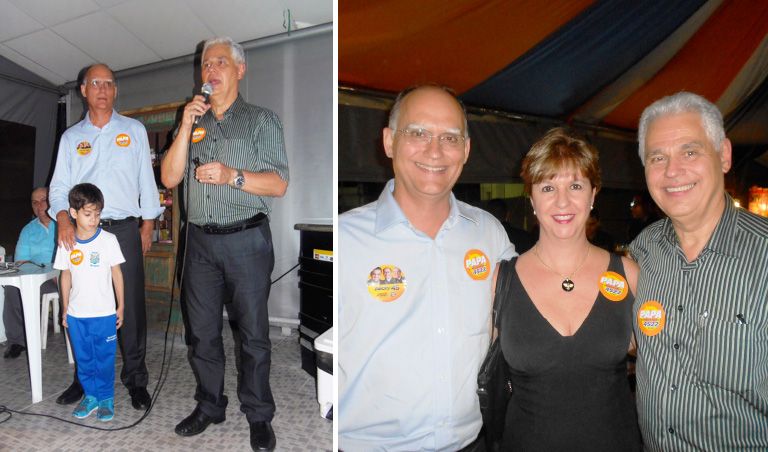 Pizza em apoio à candidatura de Papa, que foi eleito!
